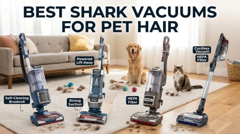 5 Best Shark Vacuums for Pet Hair in 2026 (Tested & Ranked)