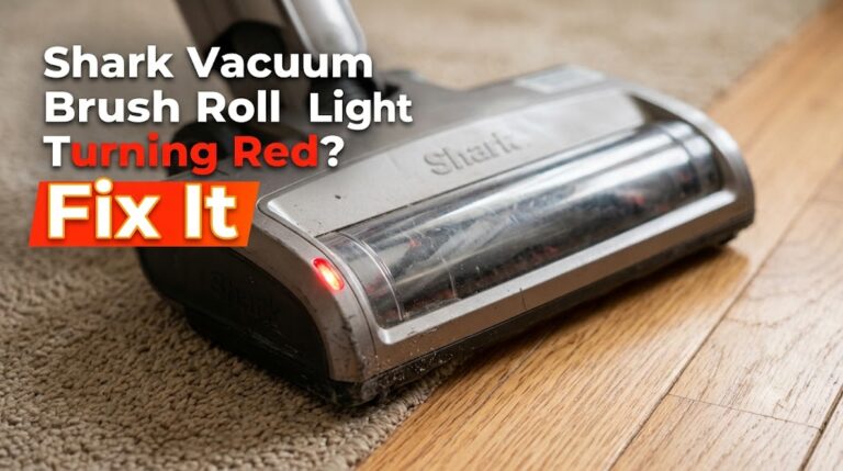 Shark Vacuum Brush Roll Light Turning Red? Fix It