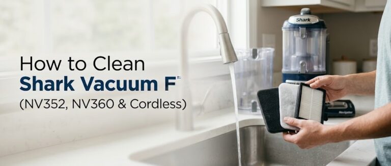 How to Clean Shark Vacuum Filters (NV352, NV360 & Cordless)