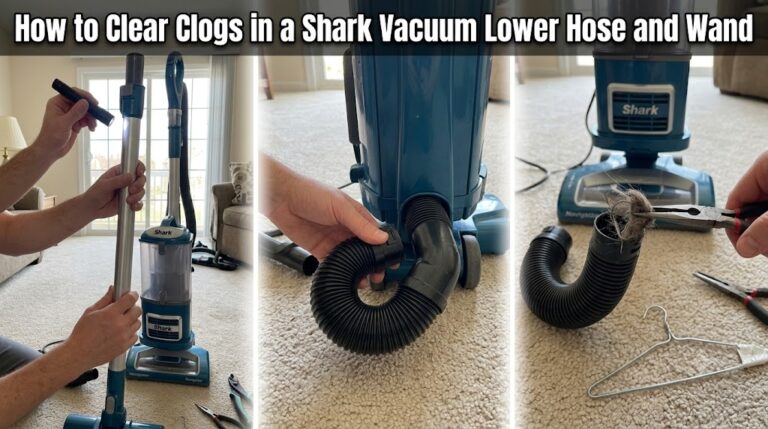 Clear Clogs in Shark Vacuum Lower Hose & Wand (Safe Fix)