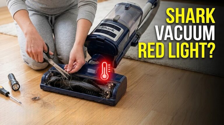 Shark Vacuum Brush Roll Light Red? How to Fix It Fast